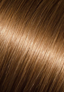 16" Flat-Tip Pro Straight #8 (Light Chestnut Brown) - Donna Bella Hair2