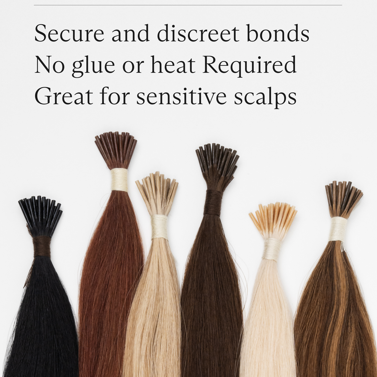 I-Link Straight | #4N Medium Brown – Donna Bella Hair
