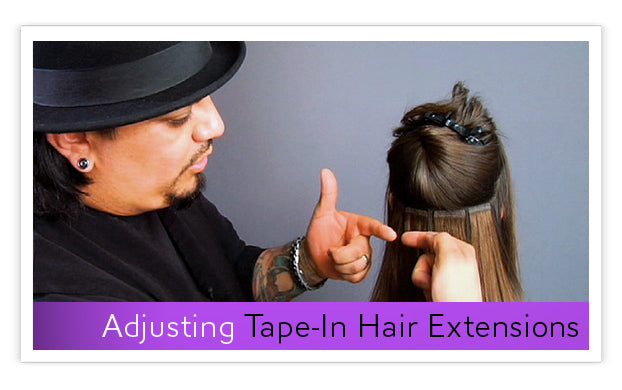 Adjusting Tape-In Extensions