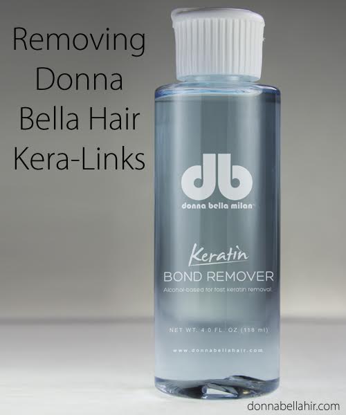 Removing Donna Bella Hair Kera-Links