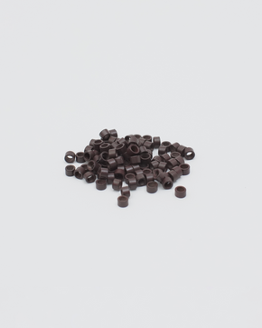 Grooved Beads, Med Brown