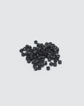 Grooved Beads, Black