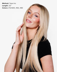Tape-In Pro Straight Ombre #1B/60