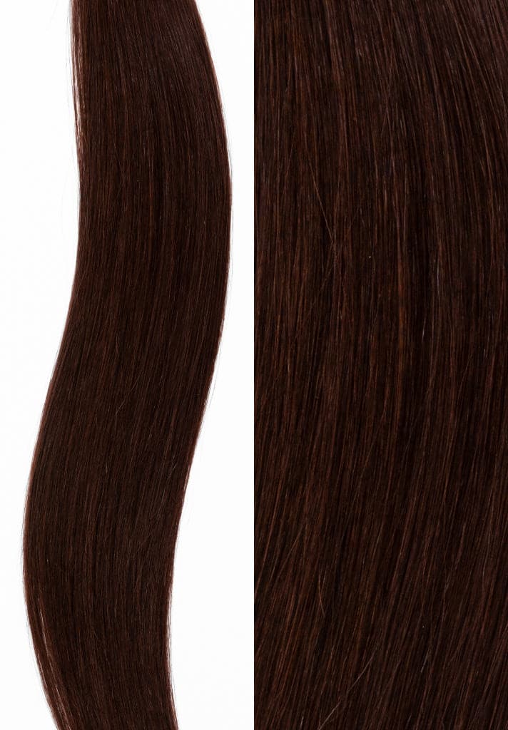 2ndTape-In Pro Straight Color #3R Darkest Brown with Auburn