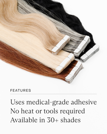 Signature Tape-In, Straight | Cool Platinum Blonde #80A