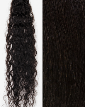 Signature Tape-In, Curly | Jet Black/Darkest Brown #1B