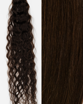 Signature Tape-In, Curly | Darkest Brown #2