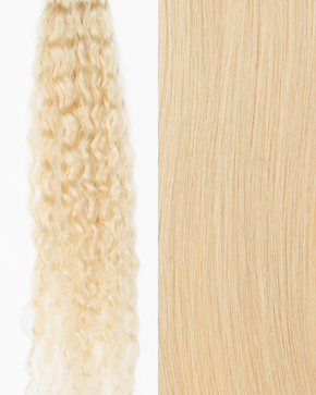 Signature Tape-In, Curly | Platinum Ash Blonde #60