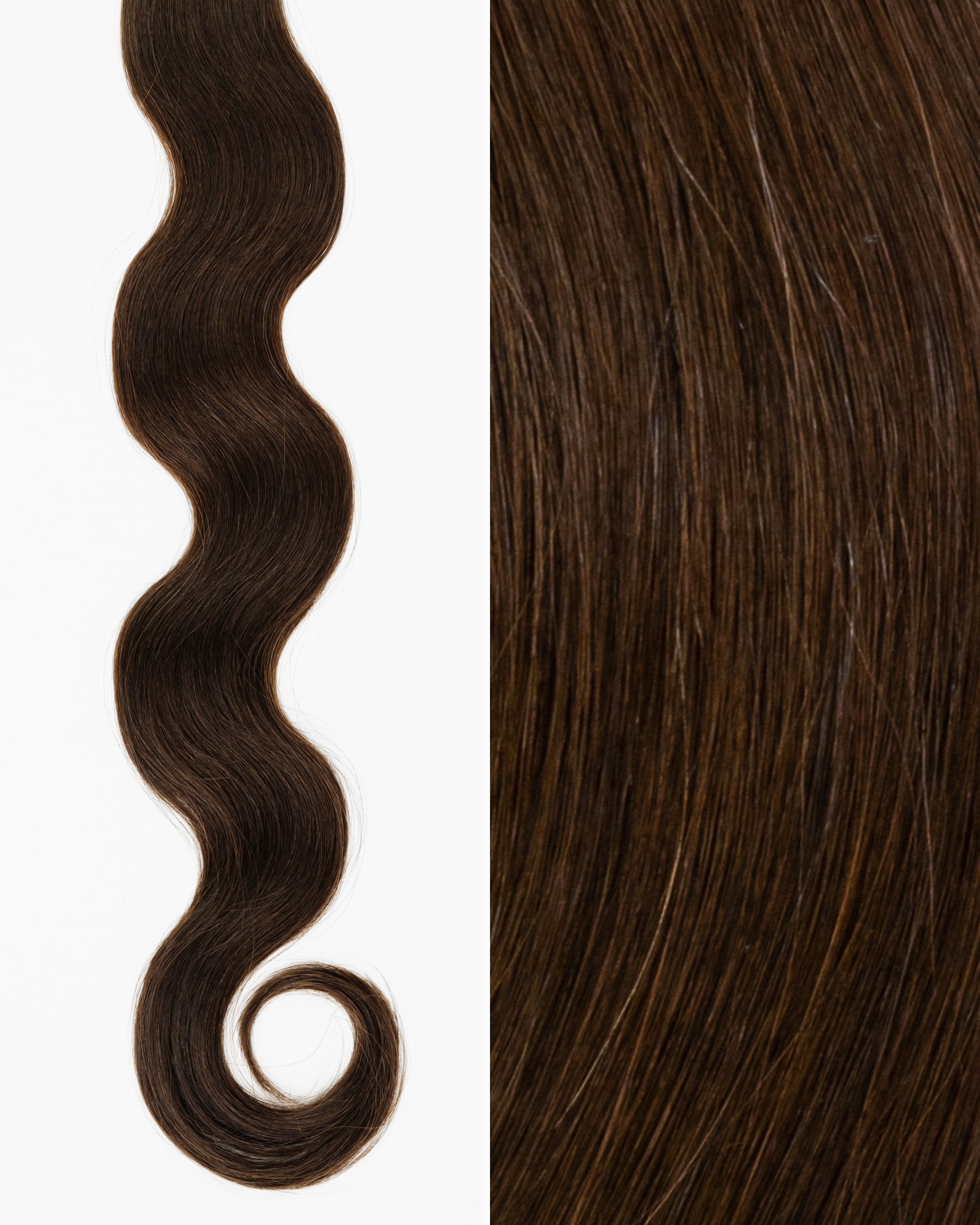 Signature Tape-In, Wavy | #4N Medium Brown – Donna Bella Hair