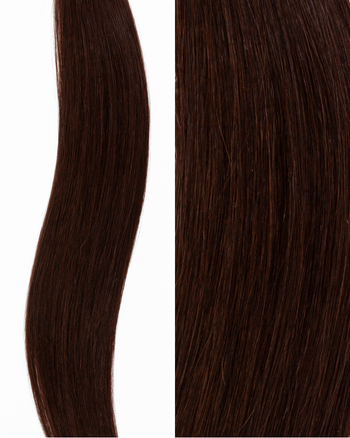 18" Flat-Tip Straight | Darkest Brown with Auburn #3R
