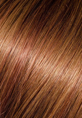 16" Full Head Human Clip-In #30/33 (Dark Chestnut Auburn) - Donna Bella Hair