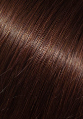 16" Solo Straight Color #3R (Darkest Brown with Auburn) - Donna Bella Hair