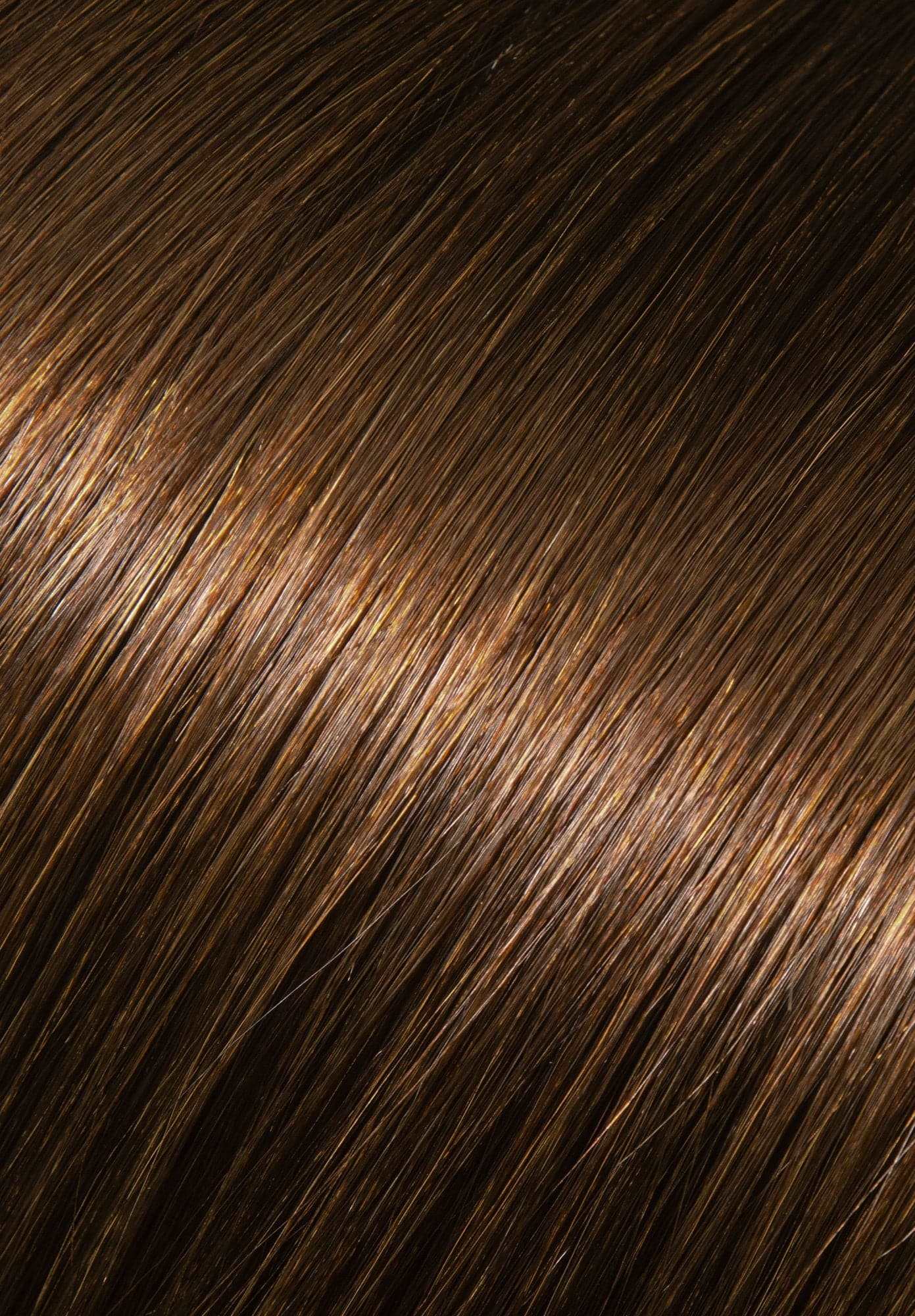 Donna Bella Chestnut Brown #6 #6 hair extension color swatch
