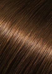 16" Full Head Human Clip-In #6 (Dark Chestnut Brown) - Donna Bella Hair