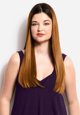 18" Flat-Tip Pro Straight - Rooted Ombre 2/27A - Donna Bella Hair