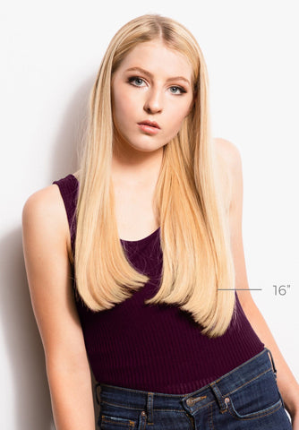 16" Kera-Link Straight #24 (Light Gold Blond) - Donna Bella Hair