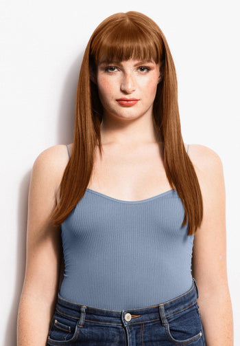 16" Flat-Tip Pro Straight #30 (Chestnut Auburn) - Donna Bella Hair