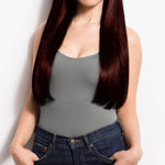 18" I-Link Pro Straight #99J (Dark Auburn Burgundy) - Donna Bella Hair
