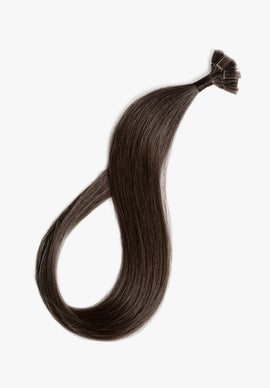 16" Kera-Link Straight #2 (Darkest Brown) - Donna Bella Hair2