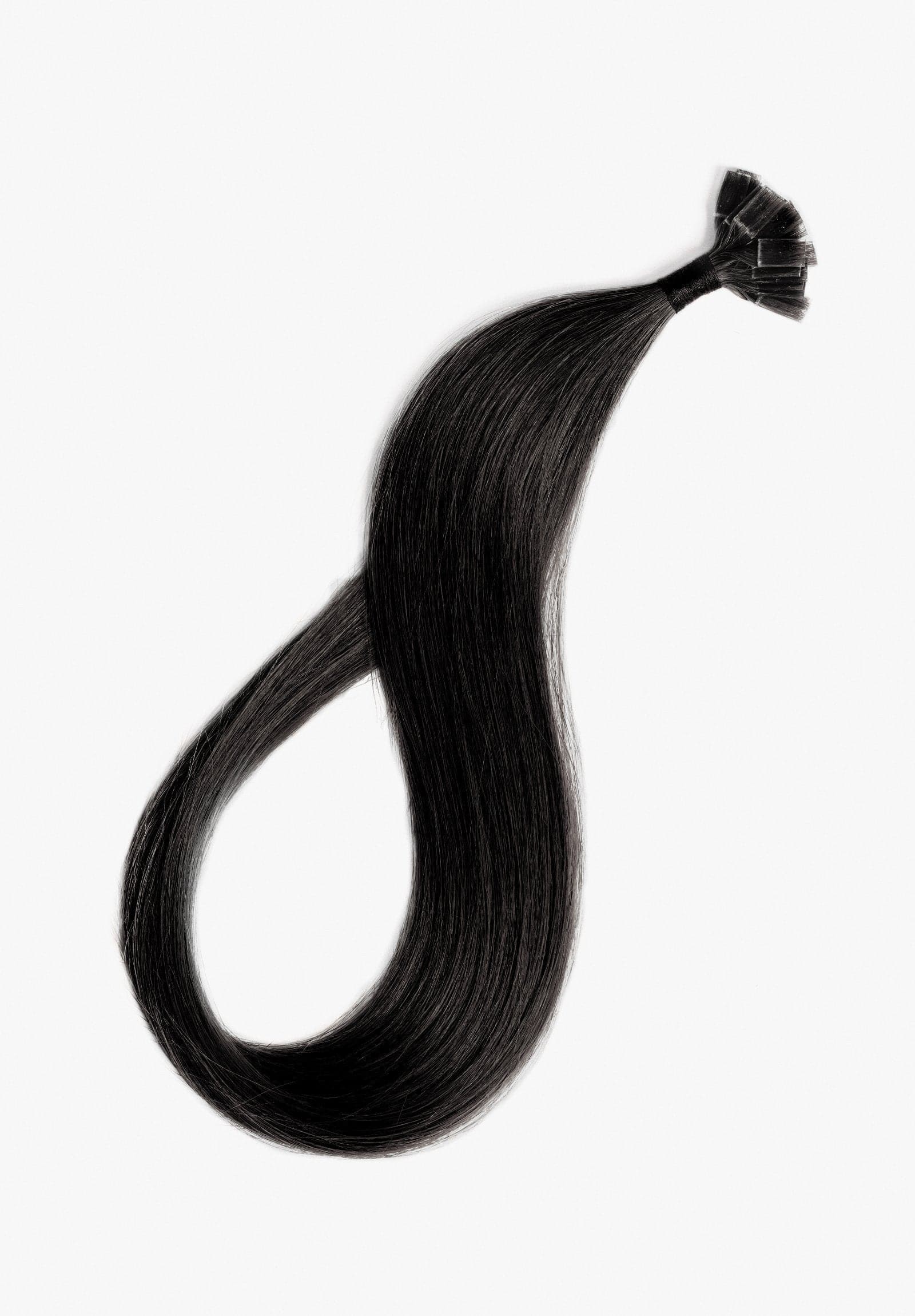16" Kera-Link Straight #1 (Jet Black) - Donna Bella Hair