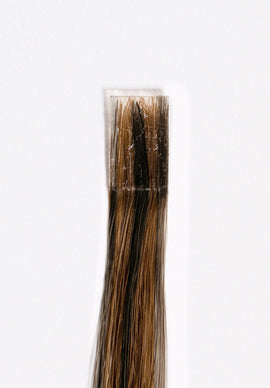 16" Kera-Link Straight #6/10 (Dark Chestnut/Medium Ash) - Donna Bella Hair3