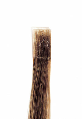 16" Kera-Link Straight #8 (Light Chestnut Brown) - Donna Bella Hair3