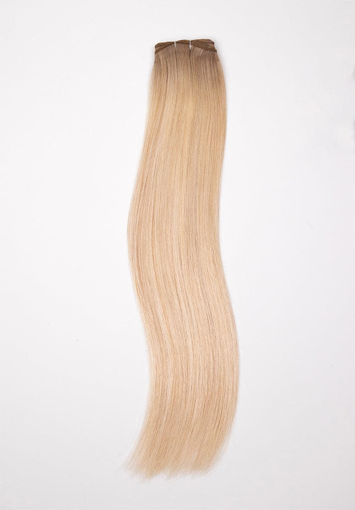 Hybrid Weft Premium Rooted Cool Blonde Blend - Donna Bella Hair