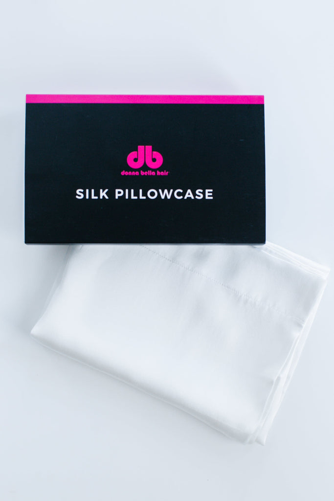 Donna Bella LTO Silk Pillowcase, White