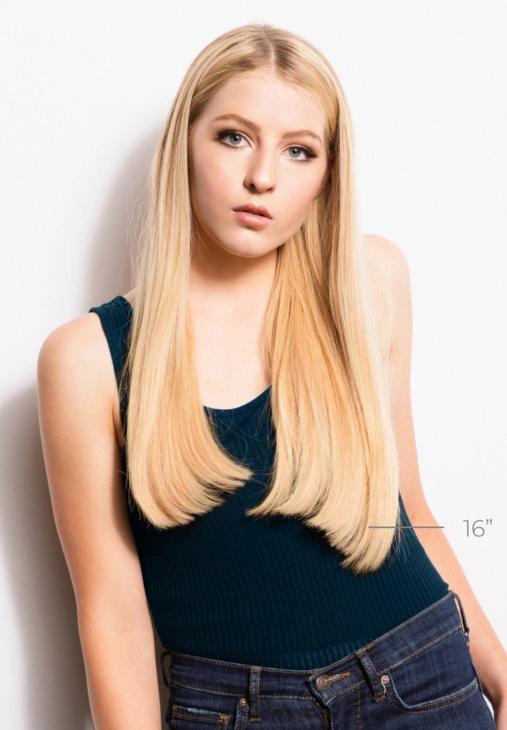 2nd16" I-Link Pro Straight #24 (Light Gold Blond) - Donna Bella Hair