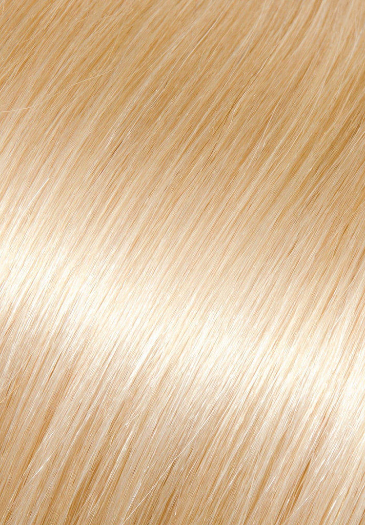 2nd16" Premium Clip In Straight Color #1001 (Platinum Blond) - Donna Bella Hair