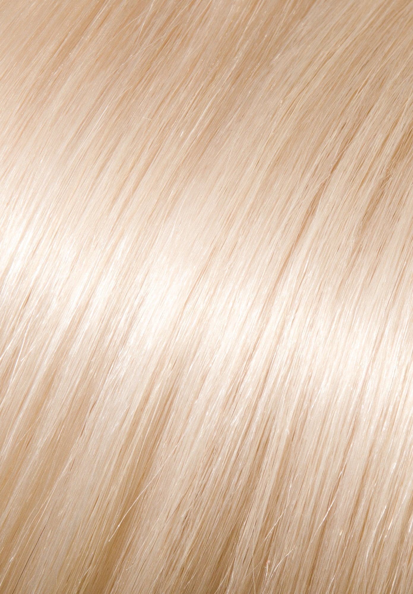 Donna Bella Platinum Ash Blonde hair extension color swatch